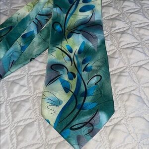 J. Garcia Teal and Emerald Tie